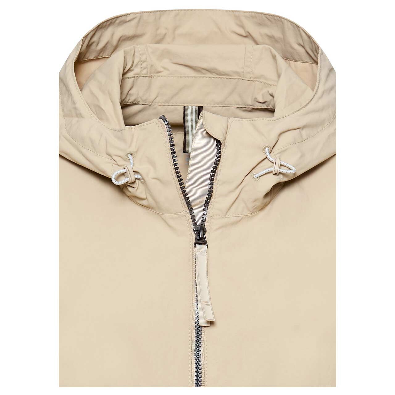 Damen Jacke Blouson von Camel active in Beige, detaillierte Vorderansicht