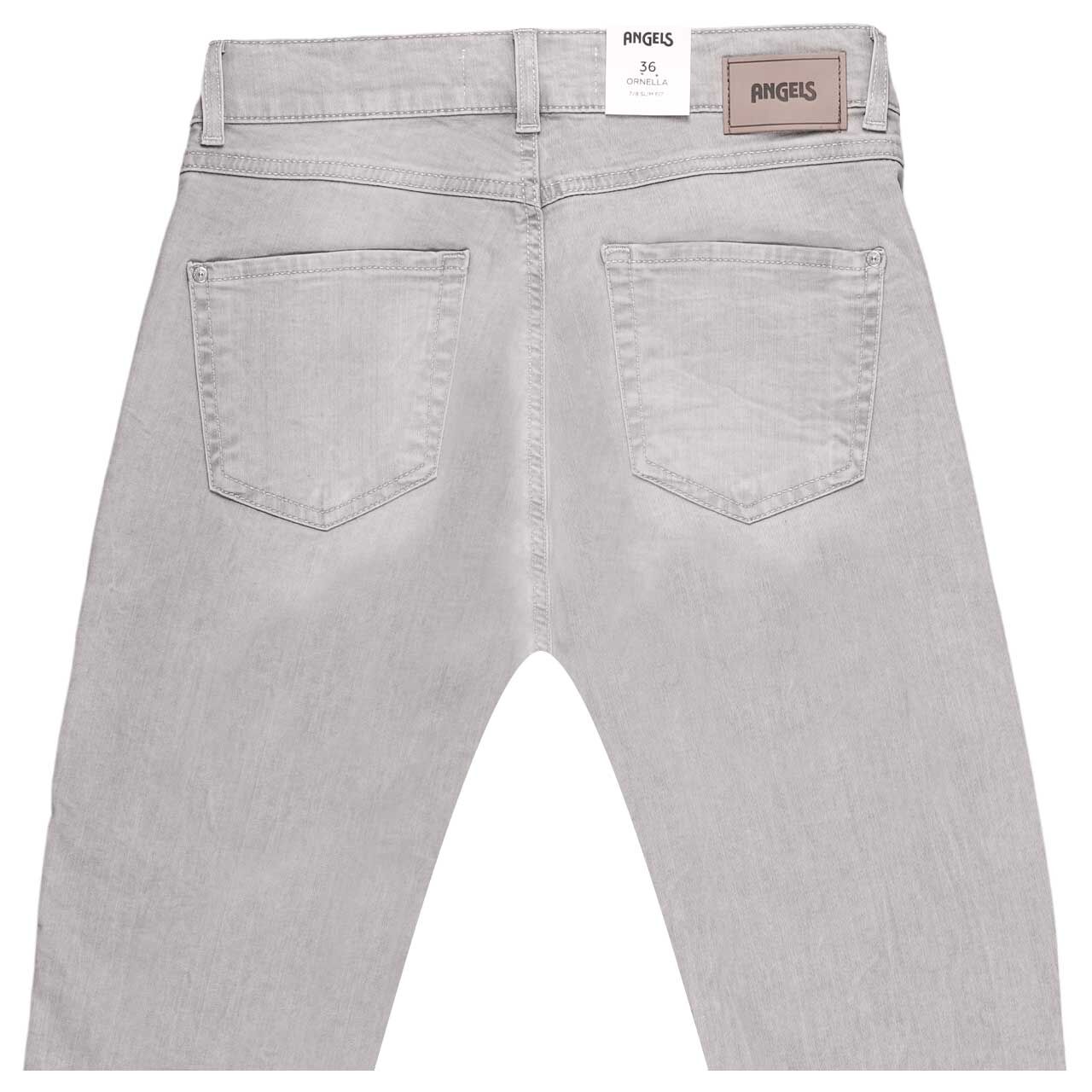 Damen 7/8 Jeans Ornella Urban von Angels in Hellgrau angewaschen, detaillierte Rückansicht