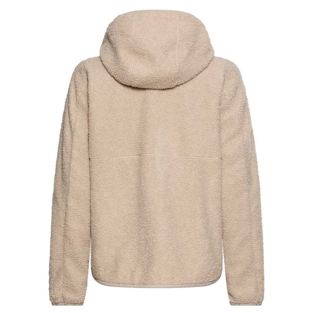 Damen Teddyjacke von Camel active in Beige, Rückansicht