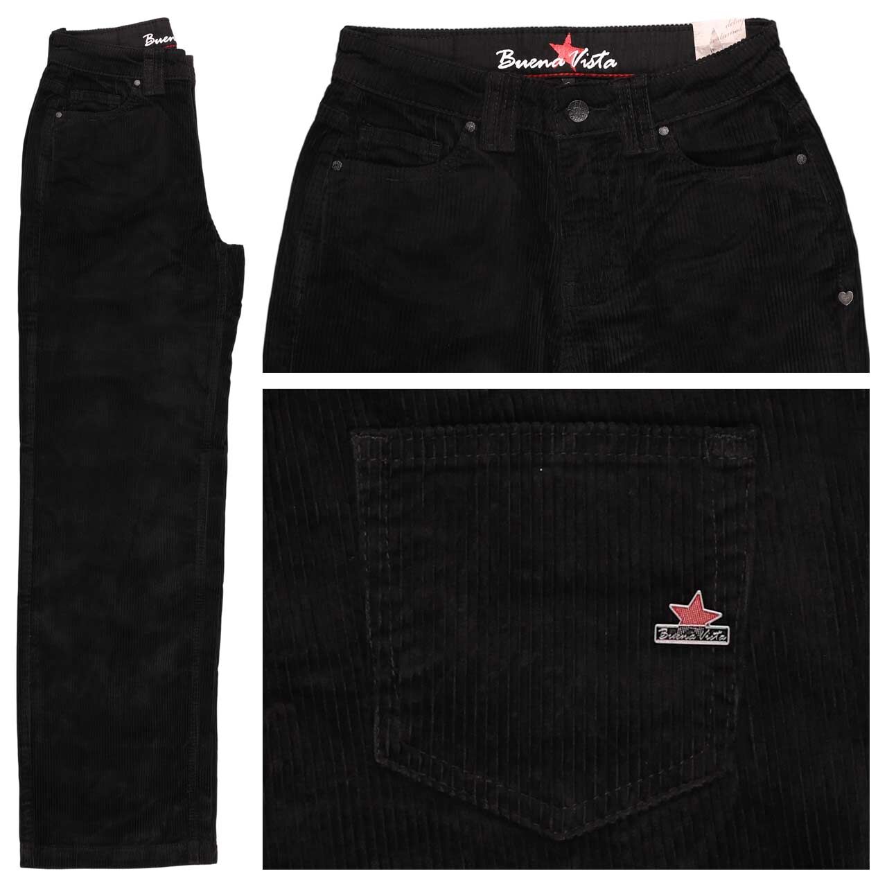 Buena Vista Straight Pants Corduroy Cordhose black