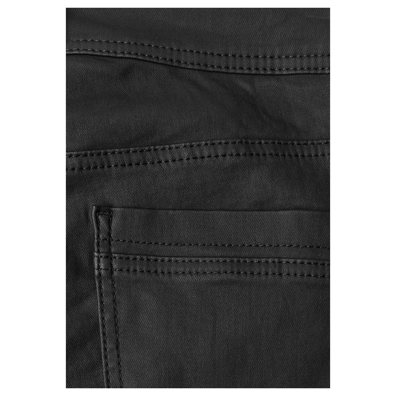 Cecil Toronto Jeans black coated straight