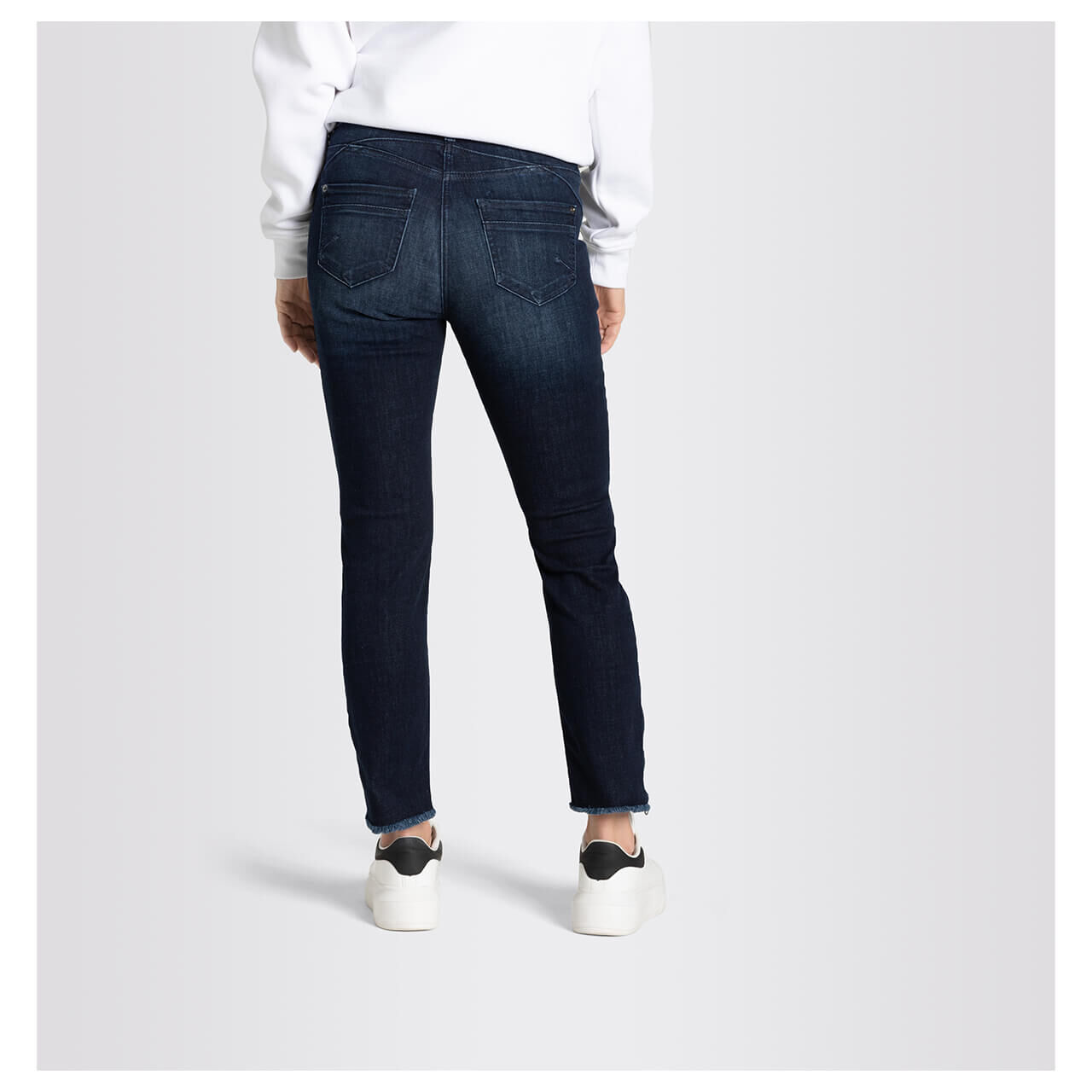 MAC Rich Slim 7/8 Jeans dark authentic blue MAC Rich Slim 7/8 Jeans dark authentic blue