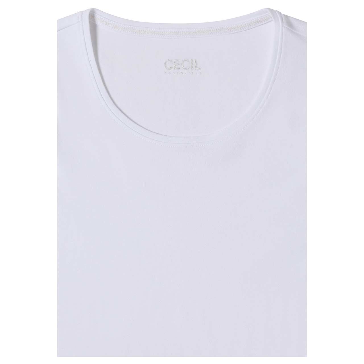 Cecil Damen Langarm Shirt Pia white