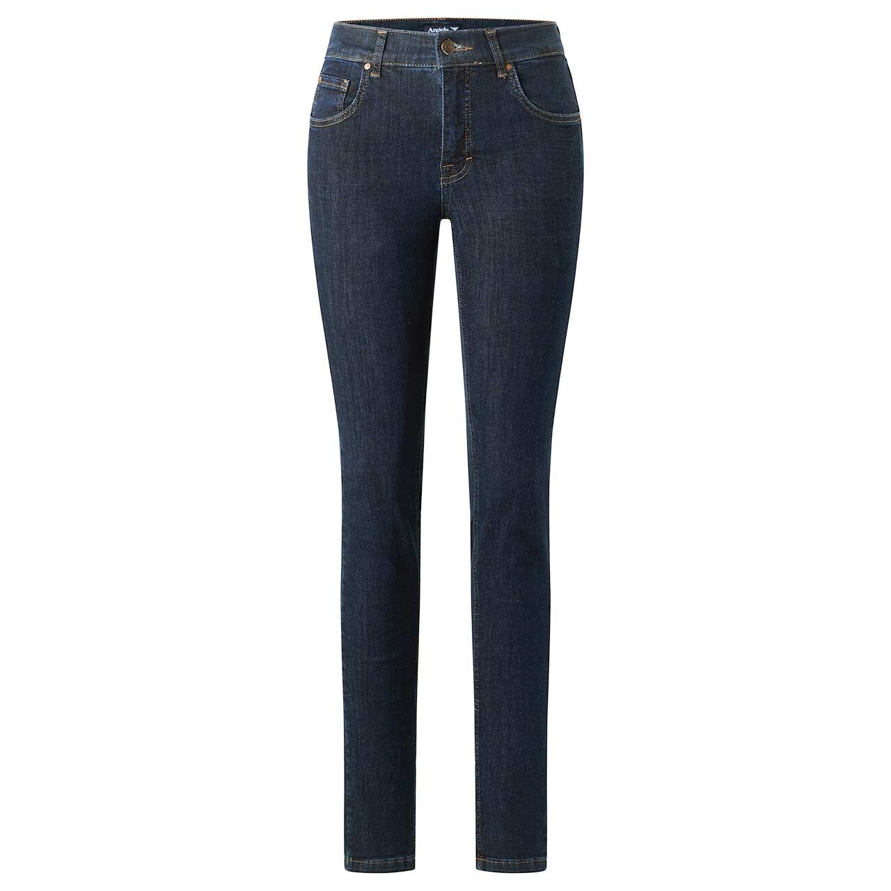 Damenjeans Skinny von Angels in Dunkelblau, Vorderansicht