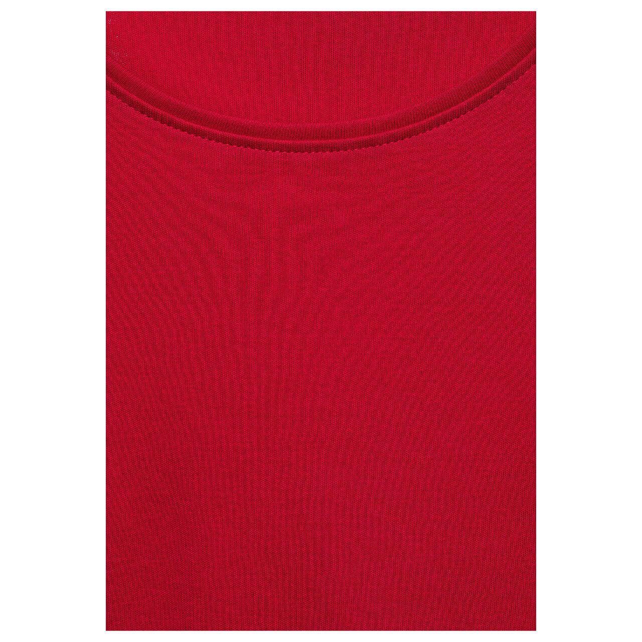 Cecil Pia Langarm Shirt für Damen in Kirschrot, FarbNr.: 13541