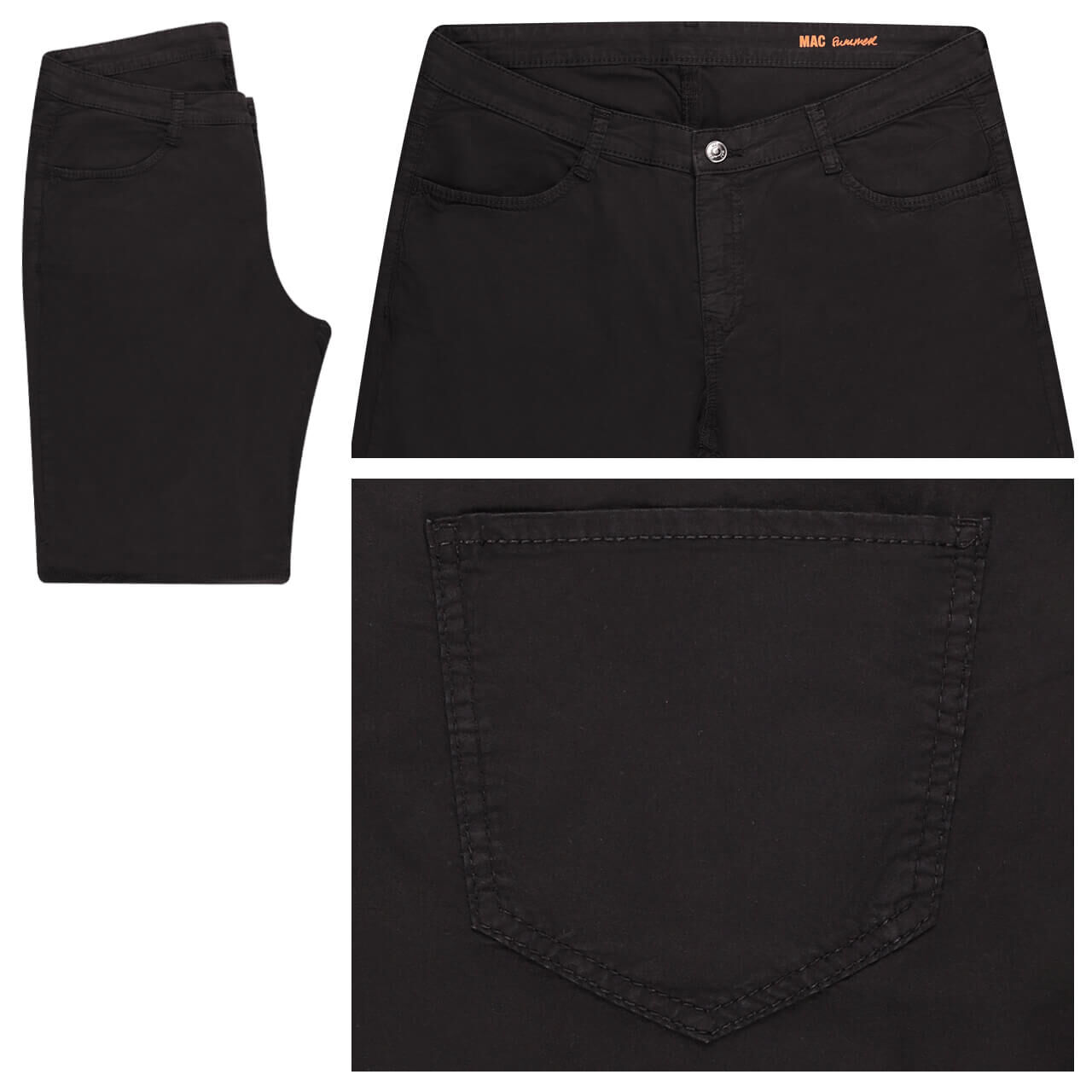 MAC Shorty Baumwollhose black MAC Shorty Baumwollhose black