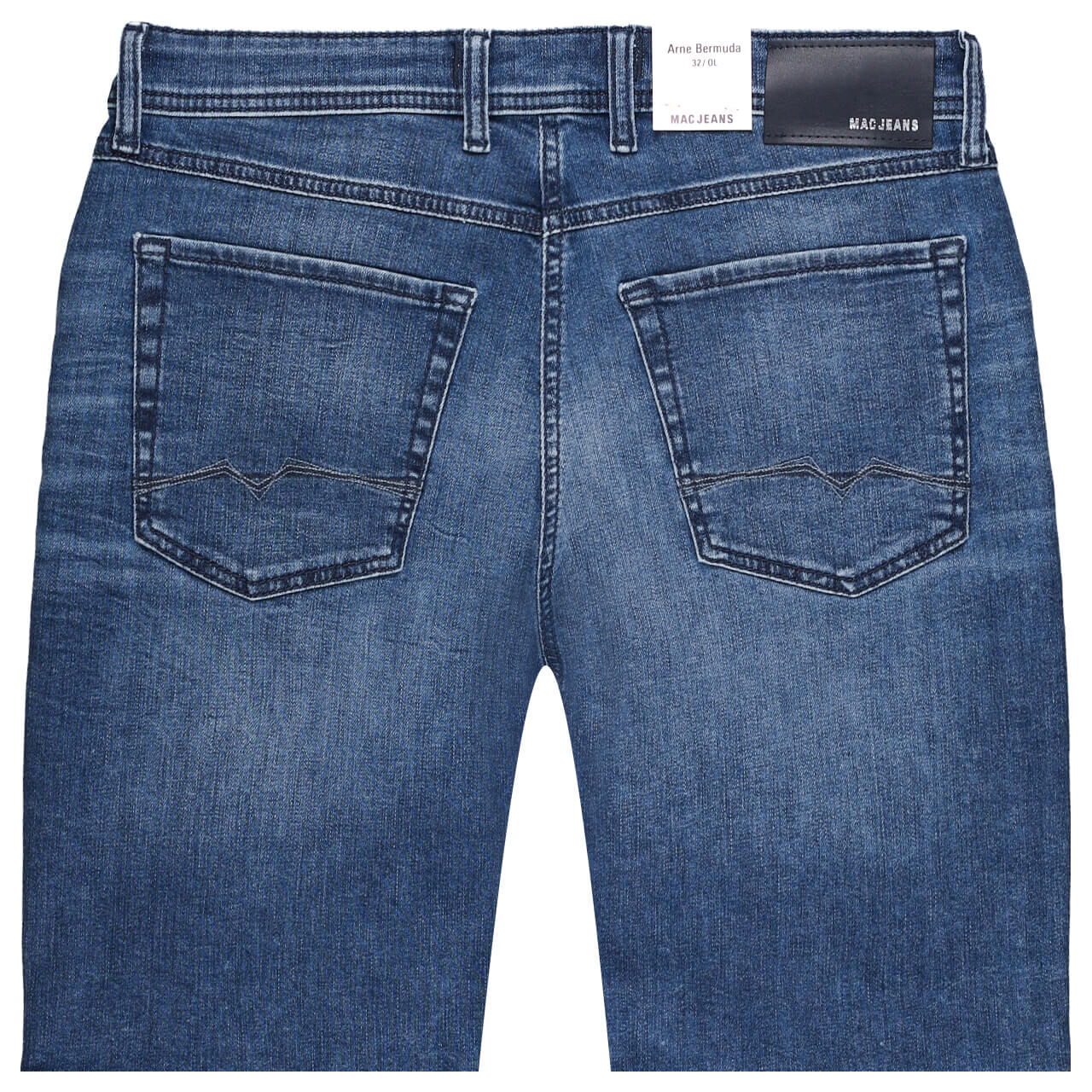 MAC Arne Bermuda Jeans original blue