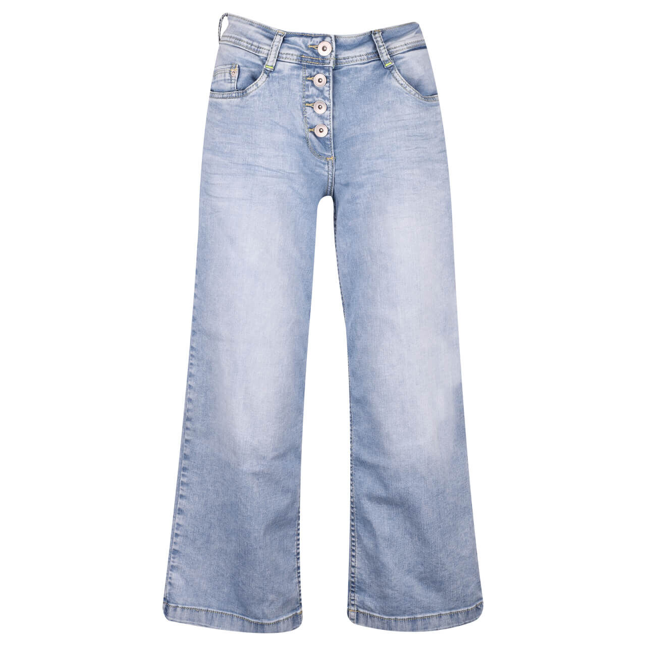 Cecil Neele Wideleg 7/8 Jeans light blue washed