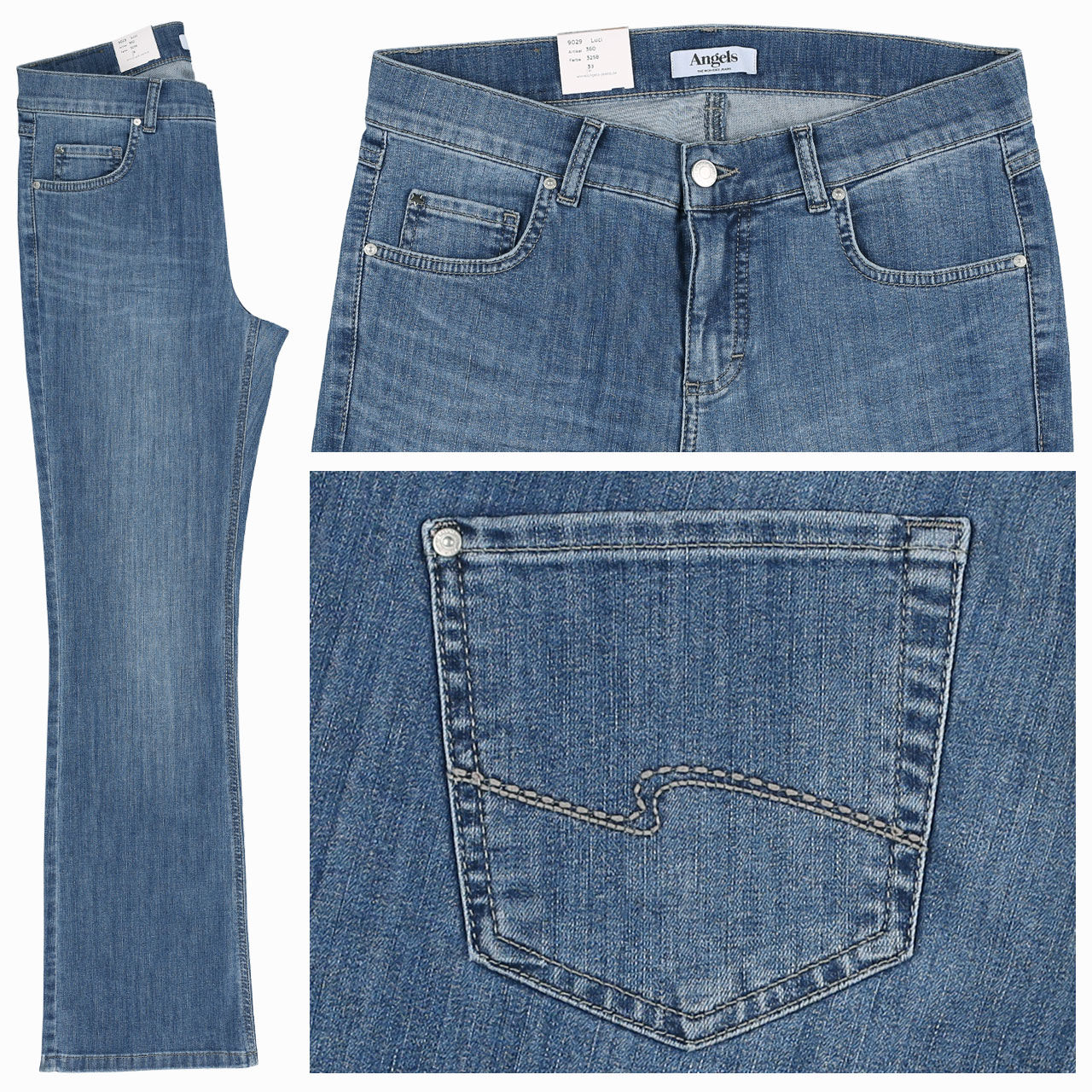 angels-jeans-luci-bluestone-3258 Angels Jeans Luci für Damen in Hellblau, FarbNr.: 3258