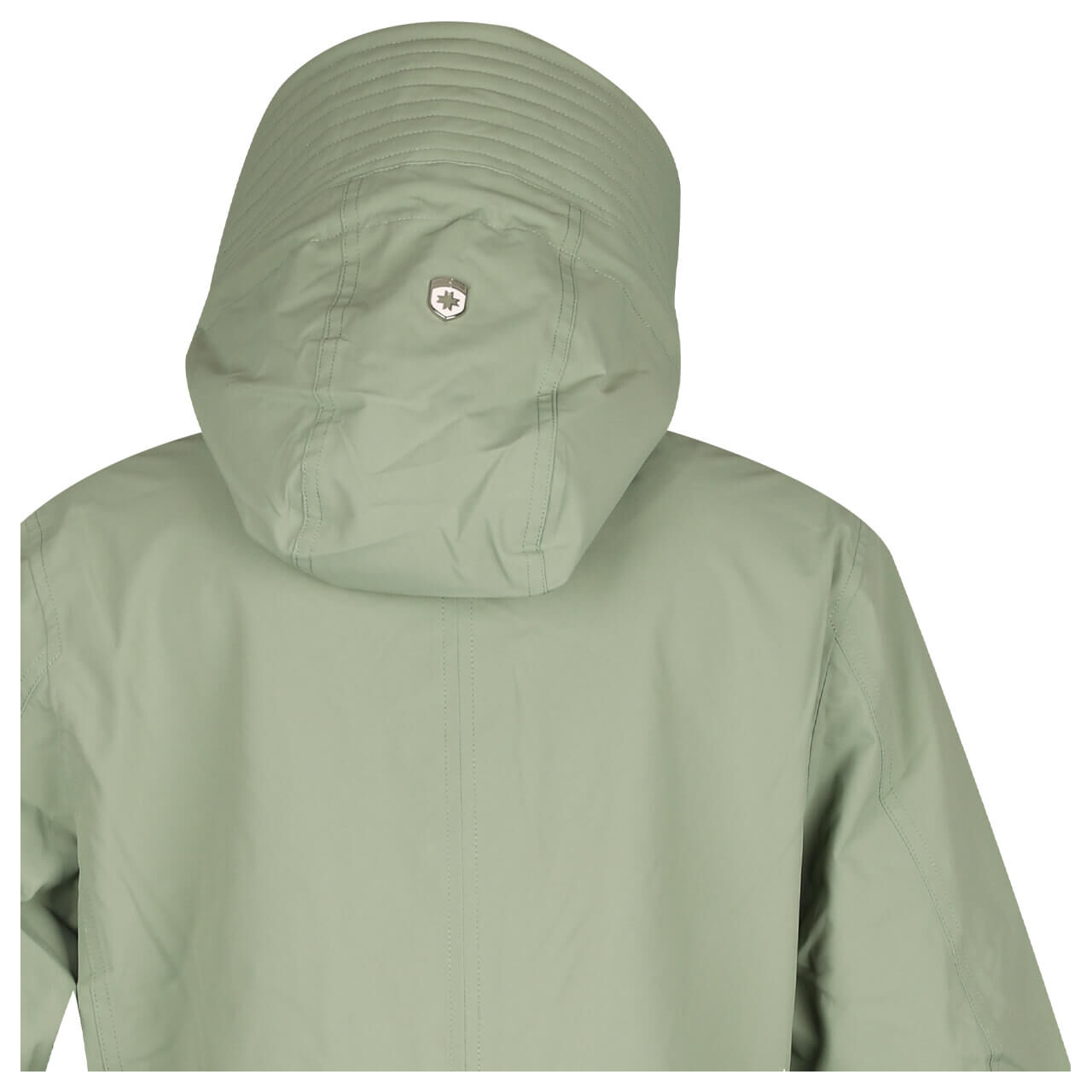 Damen Jacke Sommerparka von Wellensteyn in Salbeigrün, Detailansicht hinten