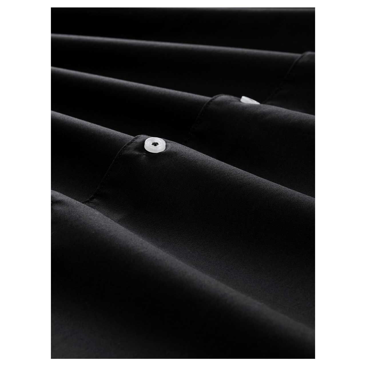 Tom Tailor Herren Langarm Hemd black