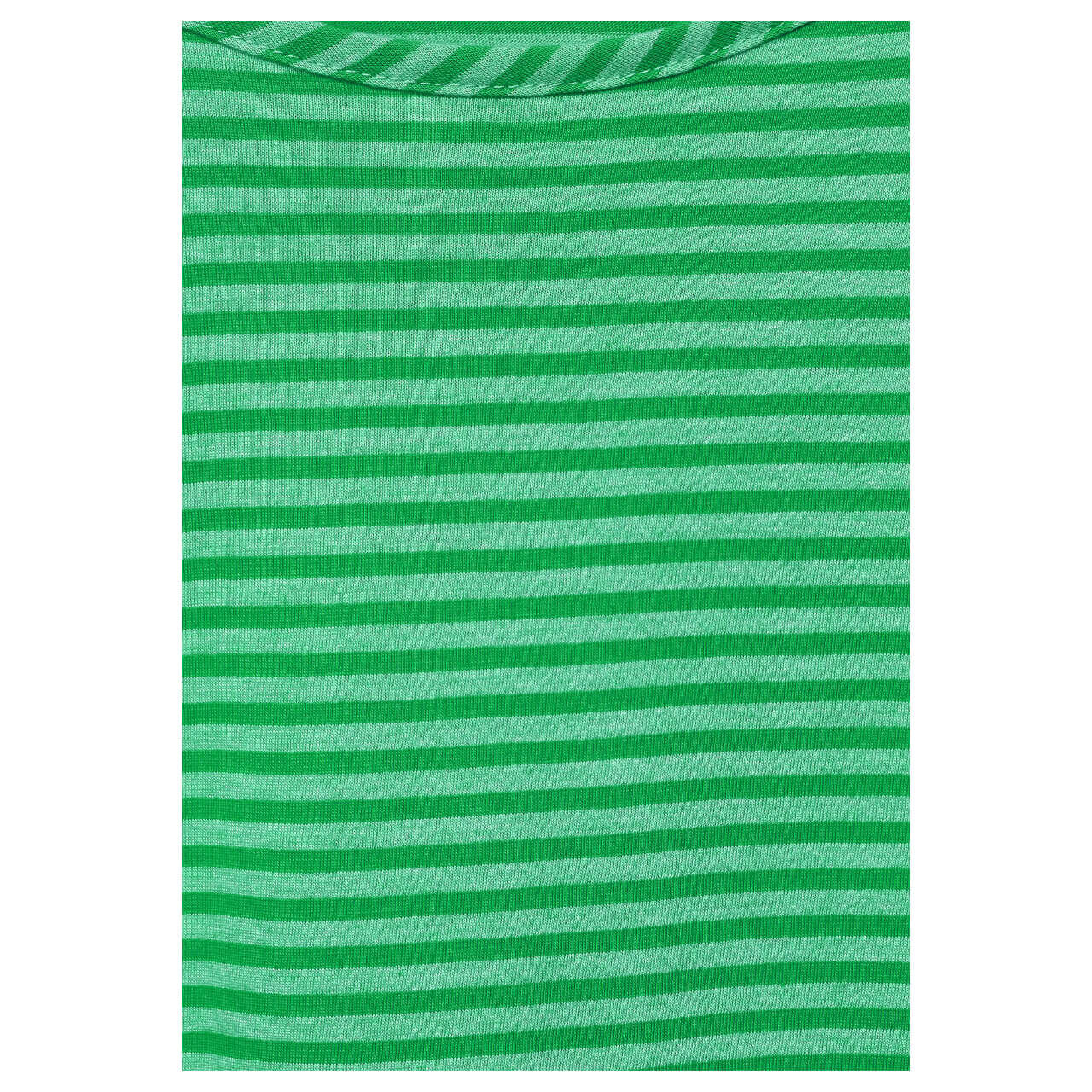 Cecil Overdye Stripe T-Shirt für Damen in Grün gestreift, FarbNr.: 23755
