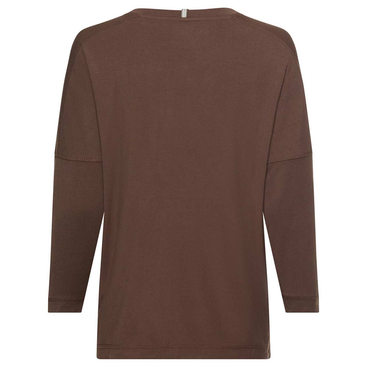 Damen 3/4 Arm Shirt von Camel active in Dunkelbraun, Rückansicht