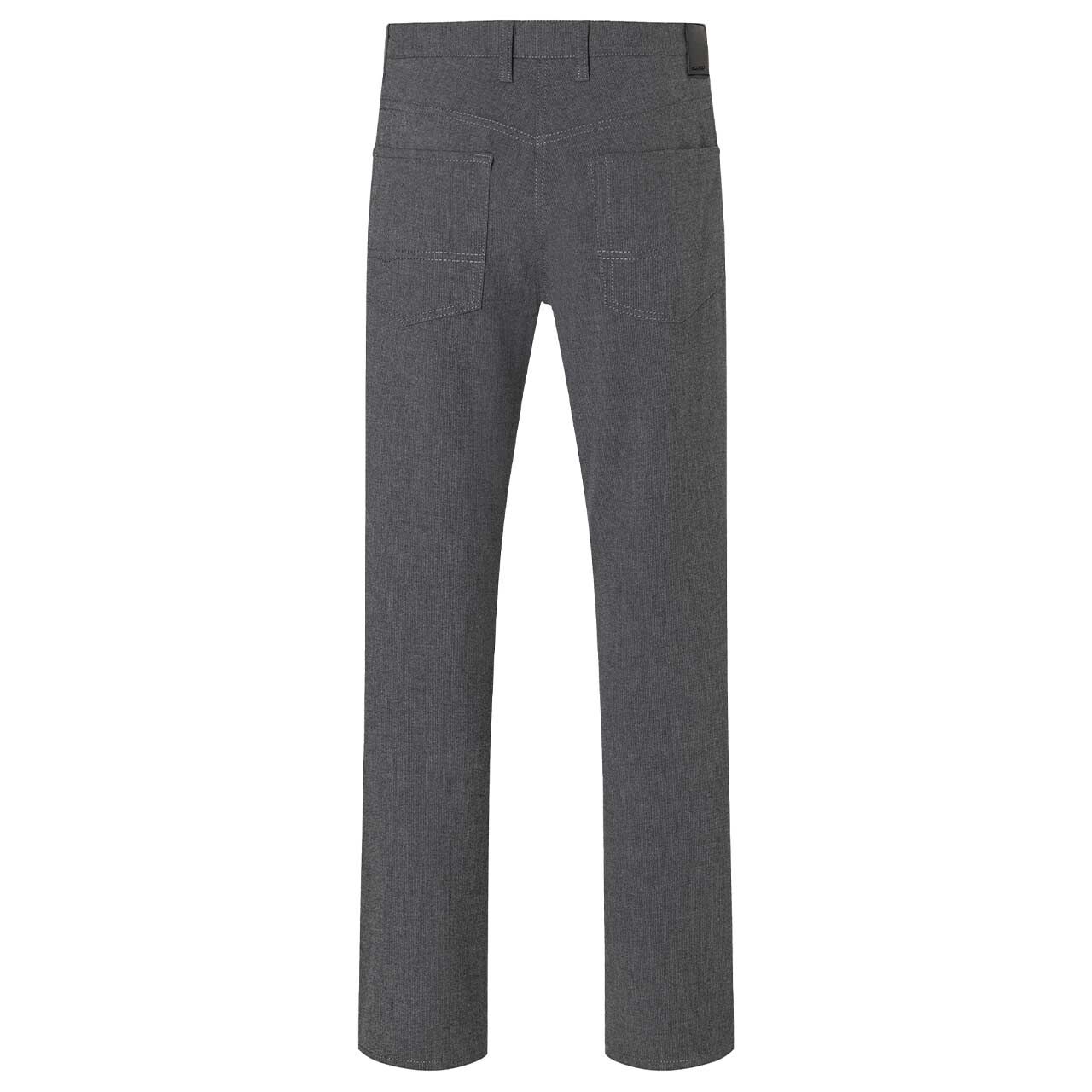 Stretch Herrenhose Arne Travel von MAC in Grau, Rückansicht am Model