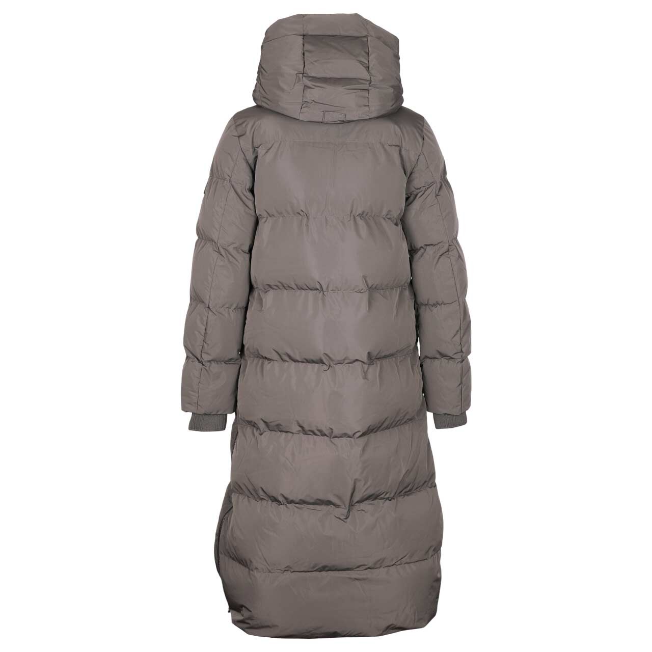Damen Jacke Boutique Extra Long von Wellensteyn in Greige, Rückansicht