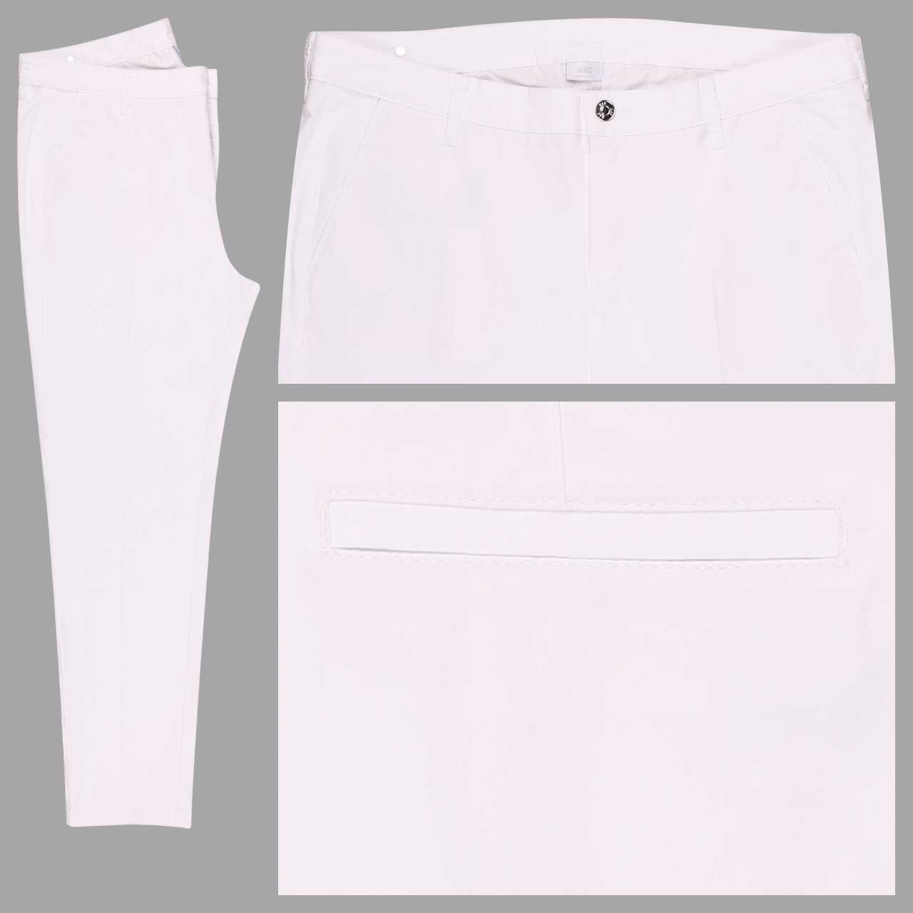 MAC Chino 7/8 Baumwollhose white