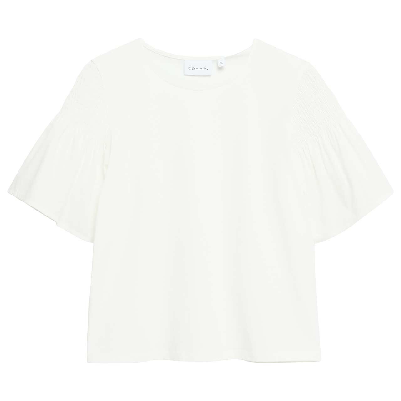 Comma Damen T-Shirt off white sleeves