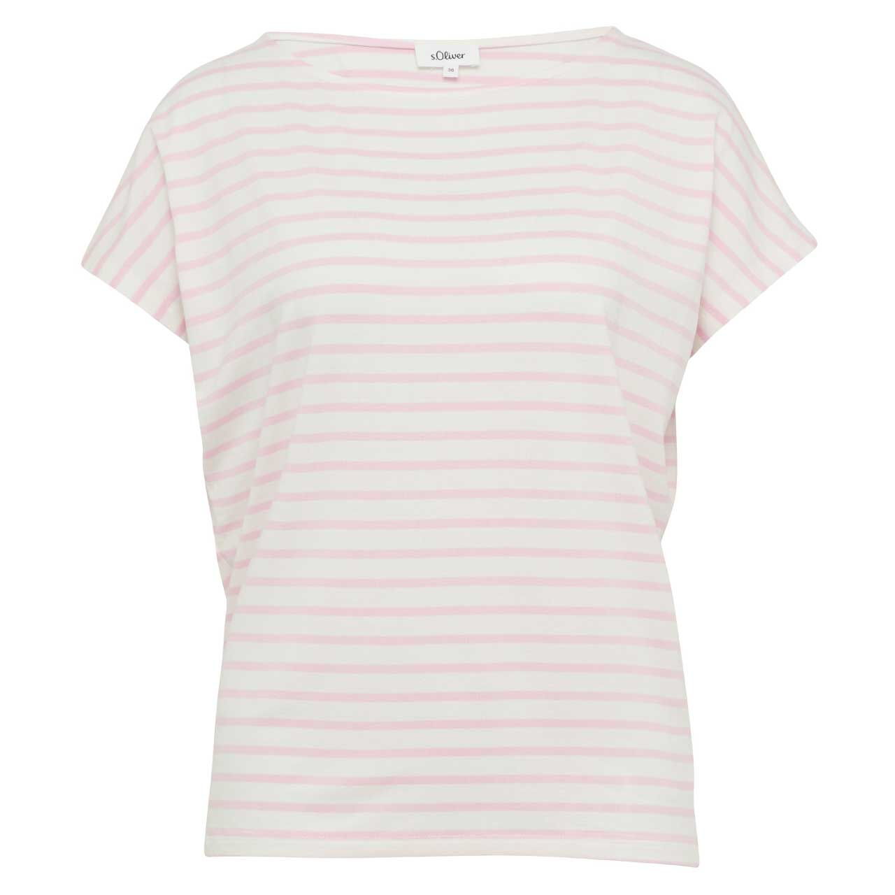 s.Oliver Damen T-Shirt rose stripe