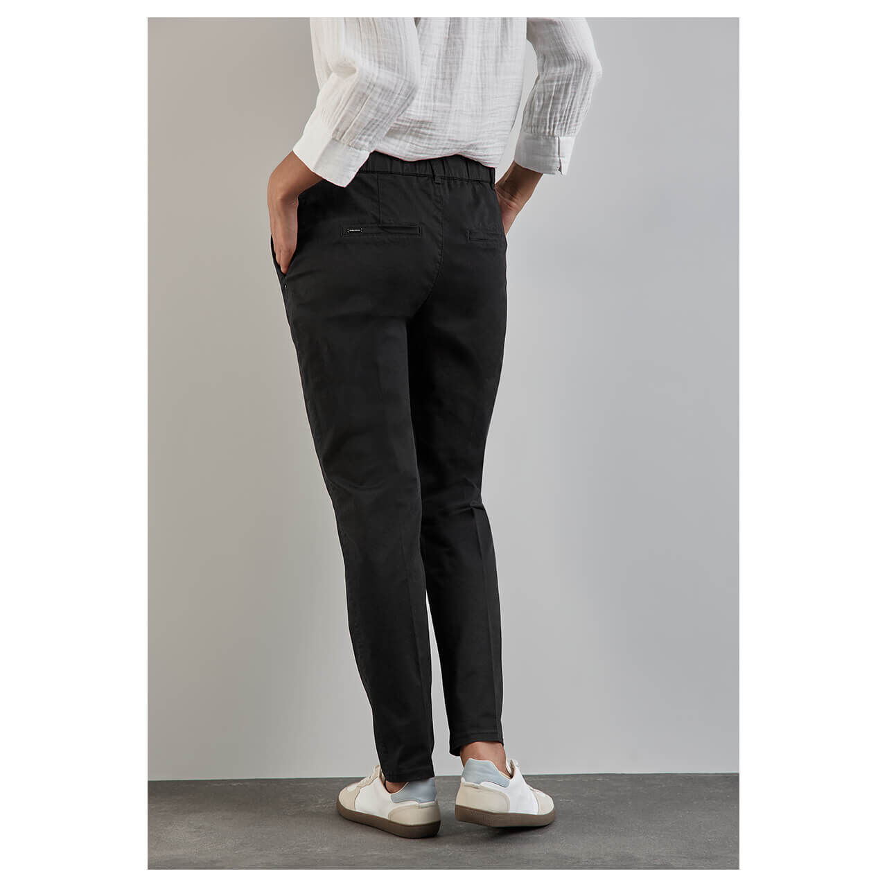 Street One Chinohose Peach Twill black