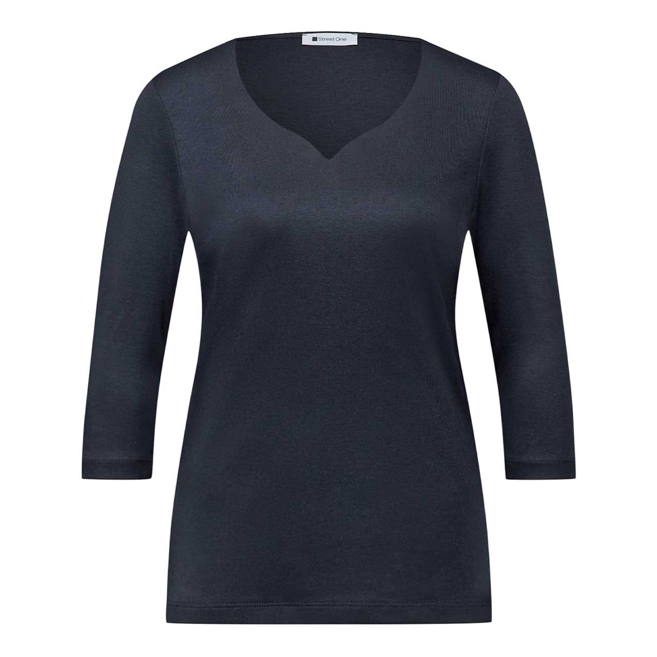 Street One Damen 3/4 Arm Shirt Ada shadowed navy