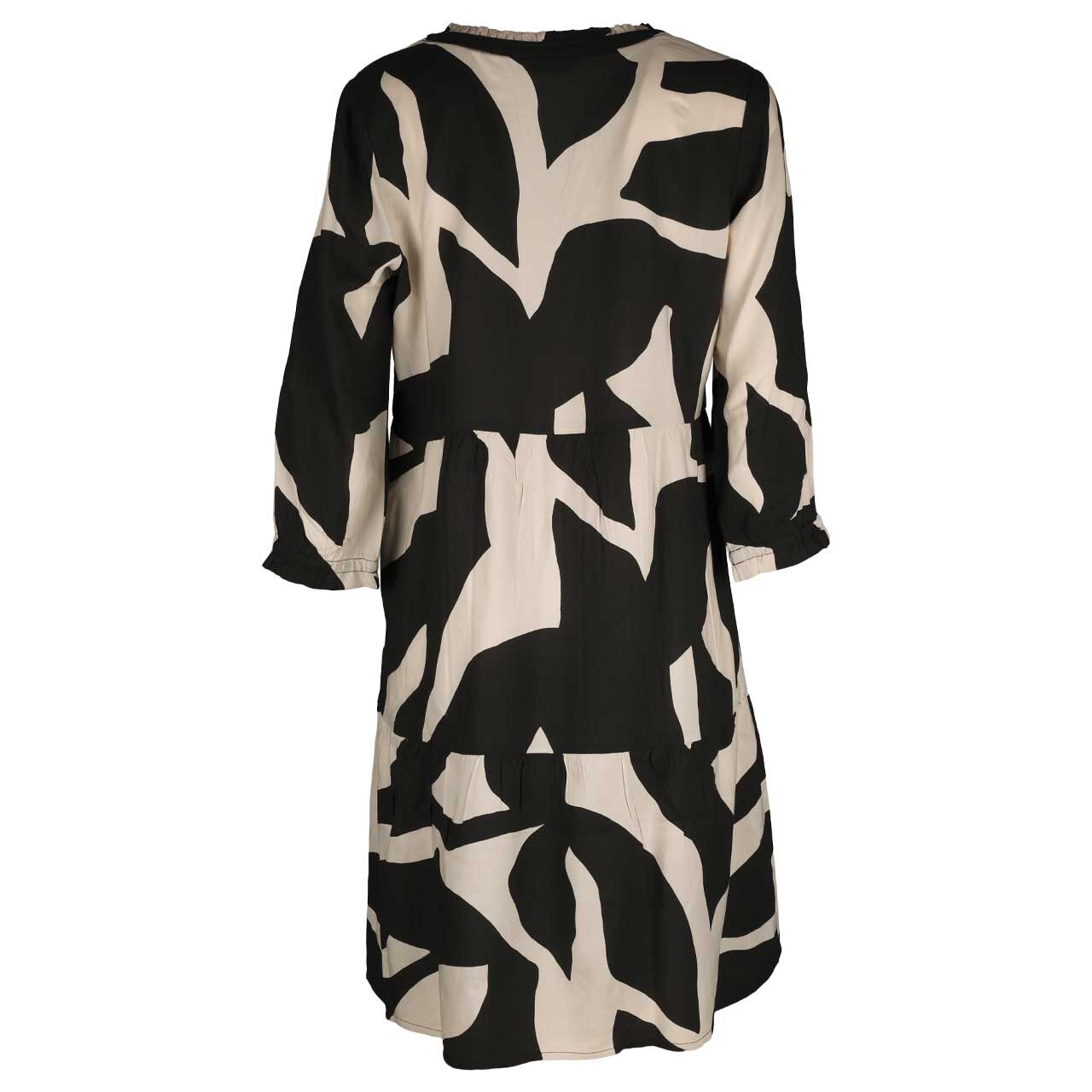 Street One Damen 3/4 Arm Kleid Tunic Dress whale tale grey black
