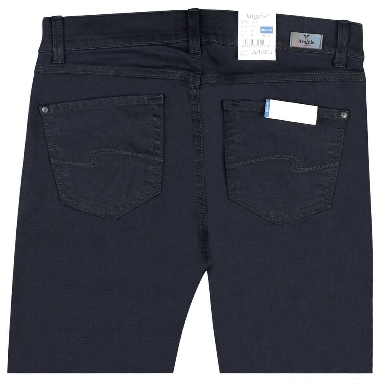 angels-jeans-cici-blue-night-30-hinten Damenjeans Cici von Angels in Dunkelblau, detaillierte Rückansicht