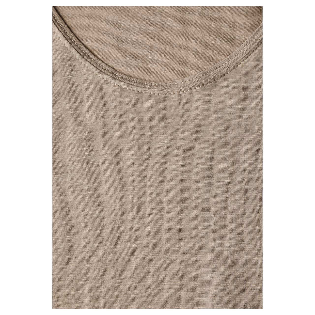 Street One Damen T-Shirt Gerda safari beige