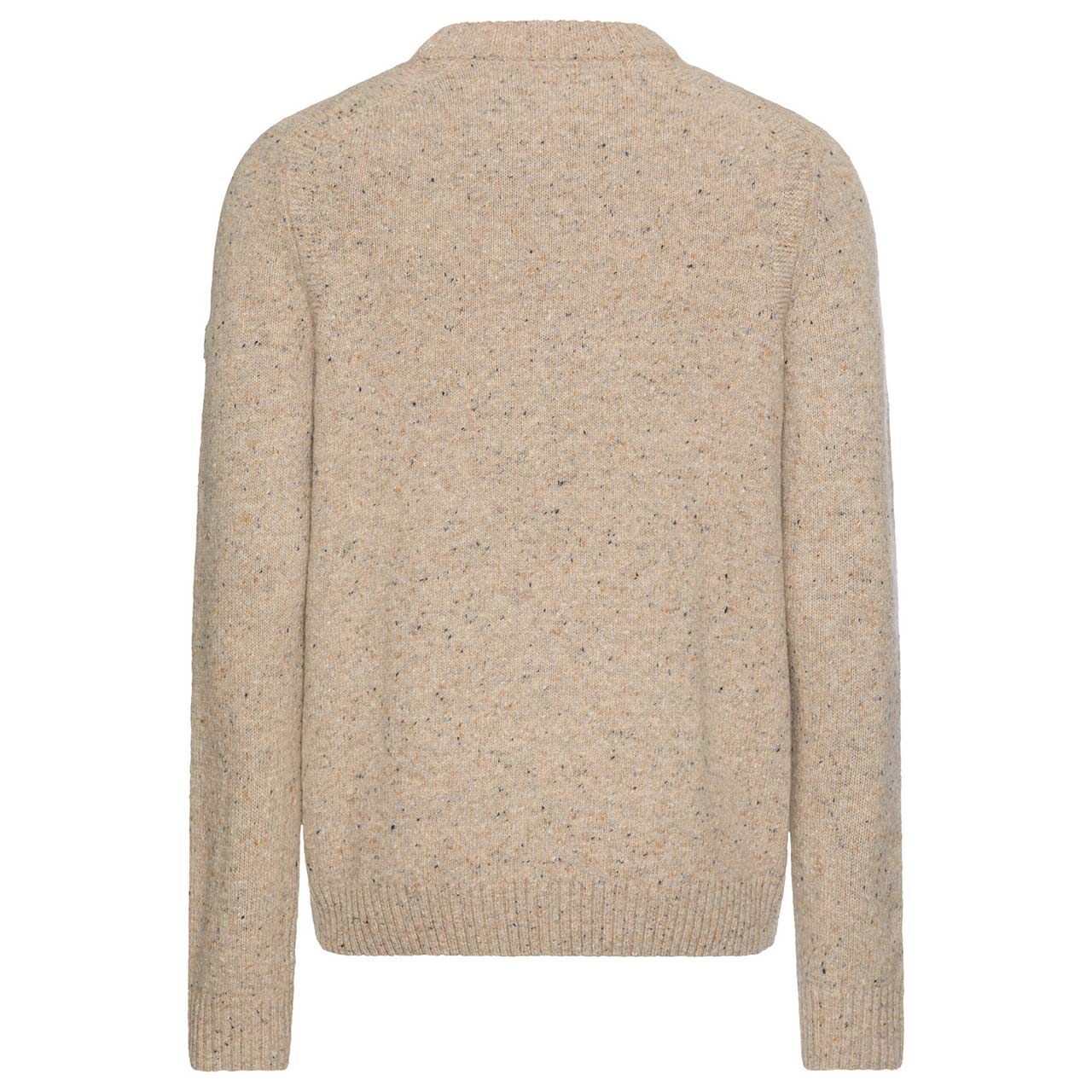 Herren Pullover von Camel active in der Farbe Beige meliert, Rückansicht