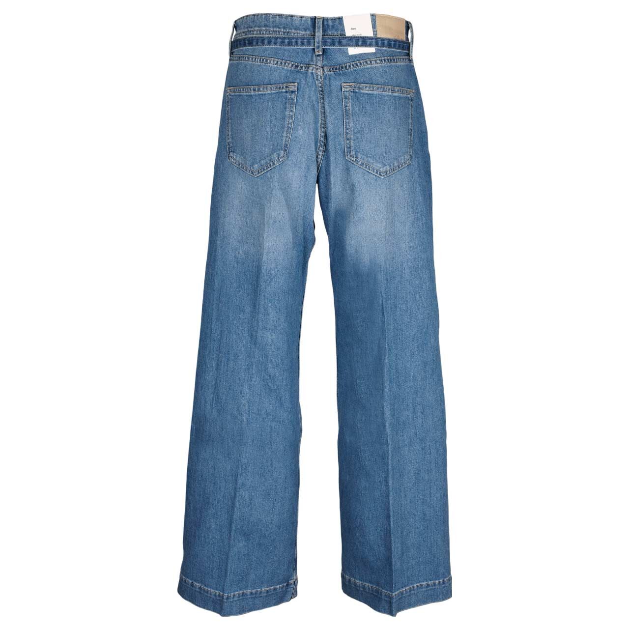 Stretch Damenjeans Suri von s.Oliver in Blau angewaschen, Rückansicht