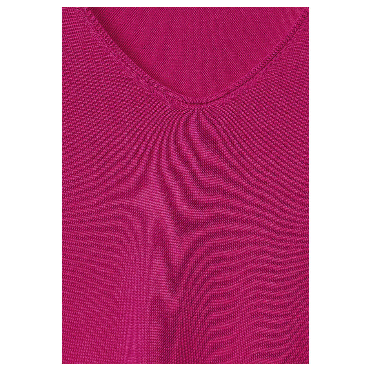Cecil Rounded V-Neck Pullover cool pink