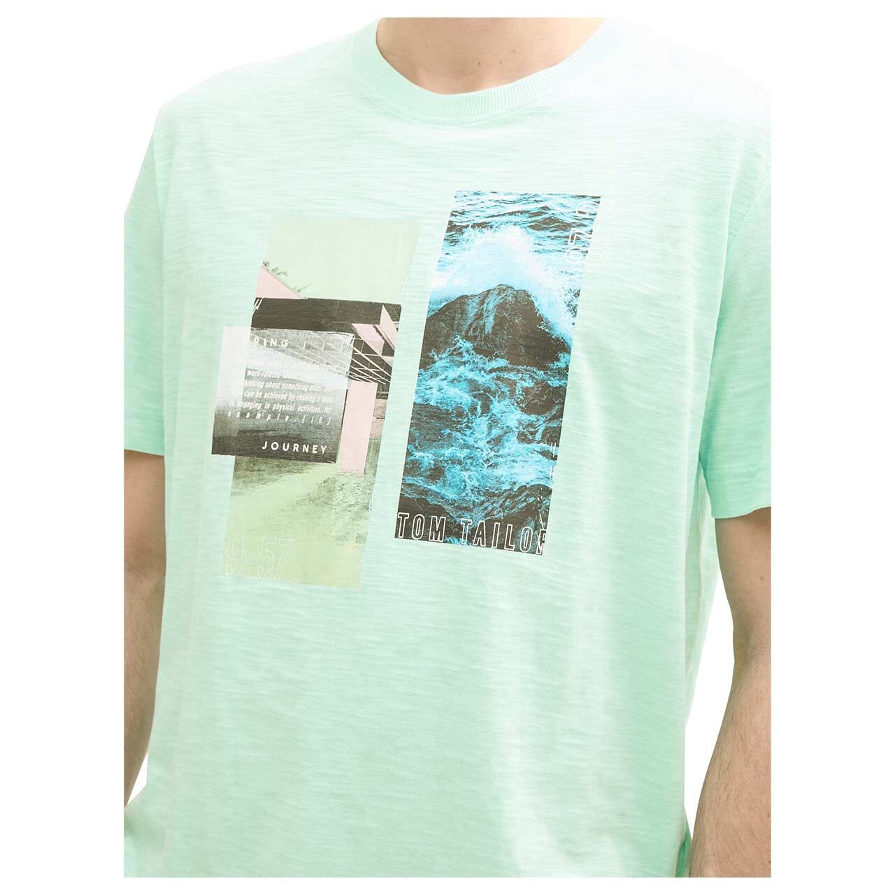 Tom Tailor Herren T-Shirt bright mint green