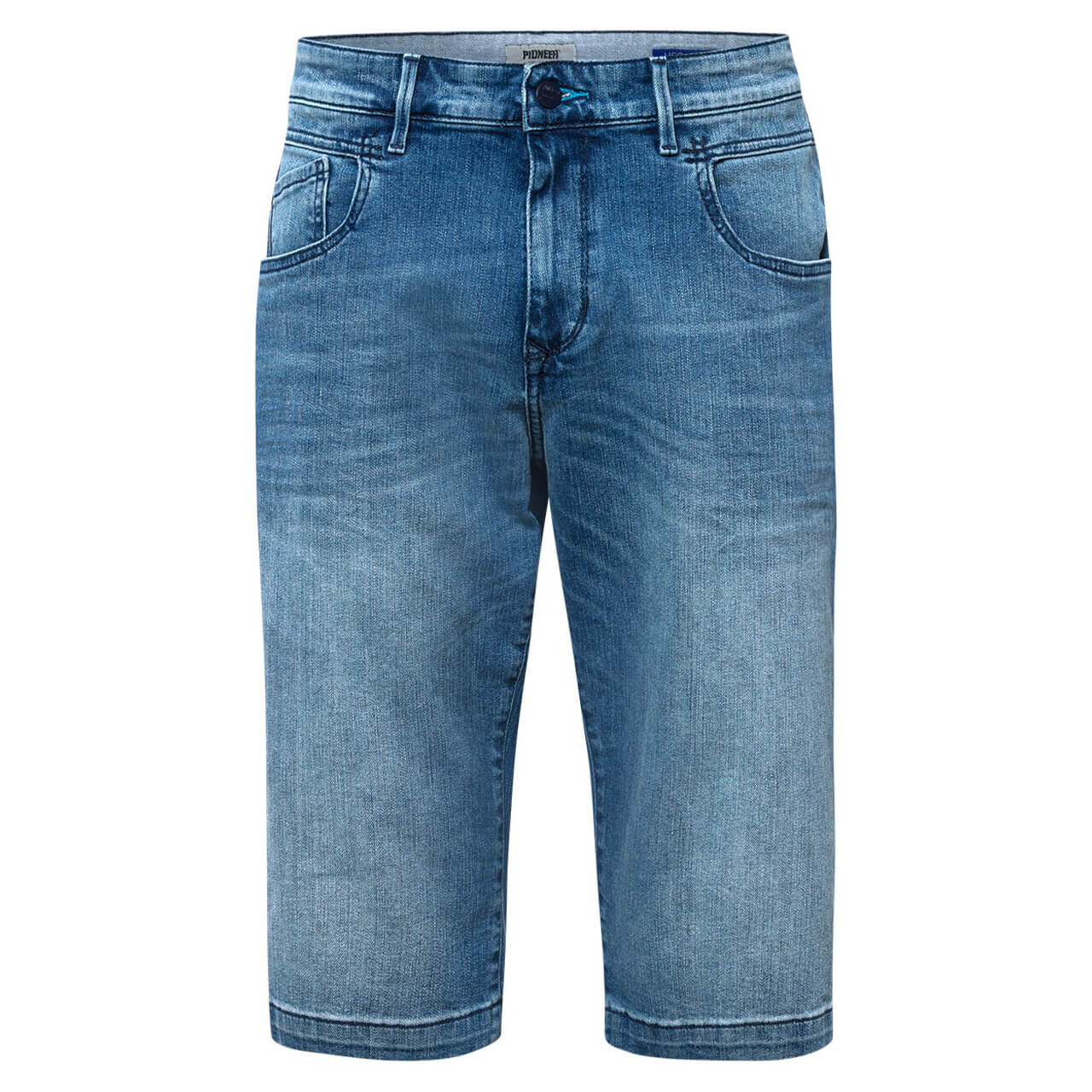pioneer-jeans-liam-shorts-hellblau-6846-ansicht Pioneer Jeans Liam Bermuda für Herren in Hellblau verwaschen, FarbNr.: 6846