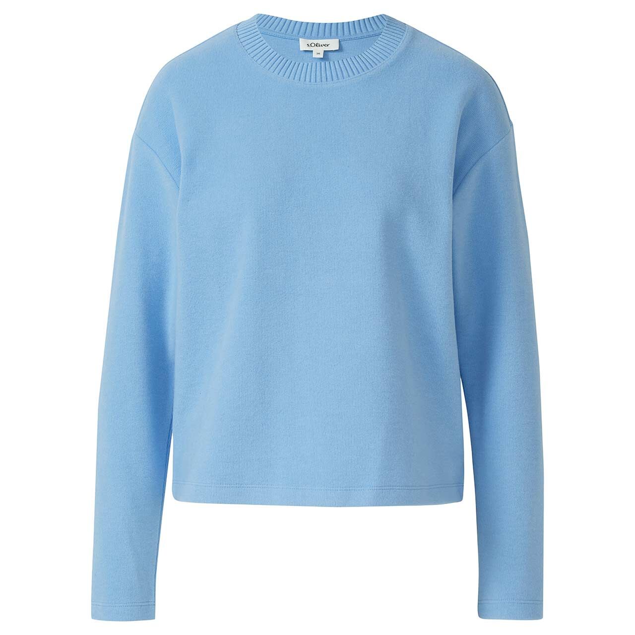s.Oliver Damen Pullover classic powder blue