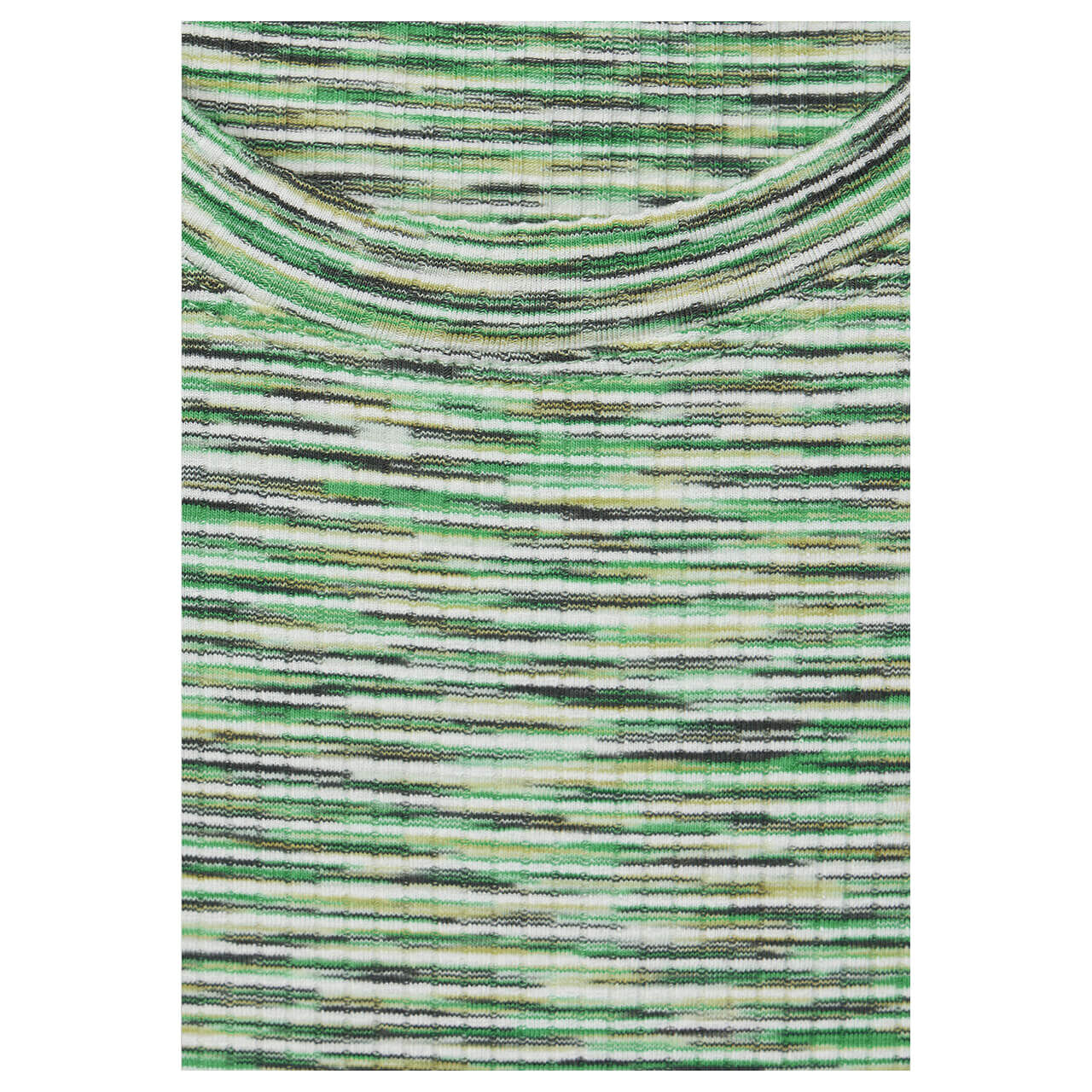 Cecil Damen 3/4 Arm Shirt Multi Melange Stripe green
