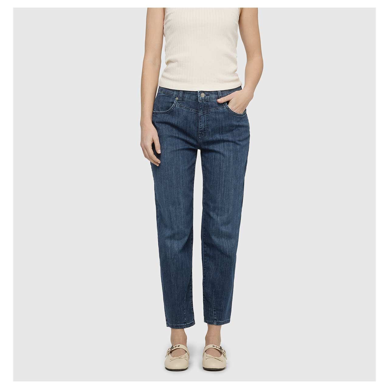 MAC Bobbie 7/8 Jeans vintage basic blue washed