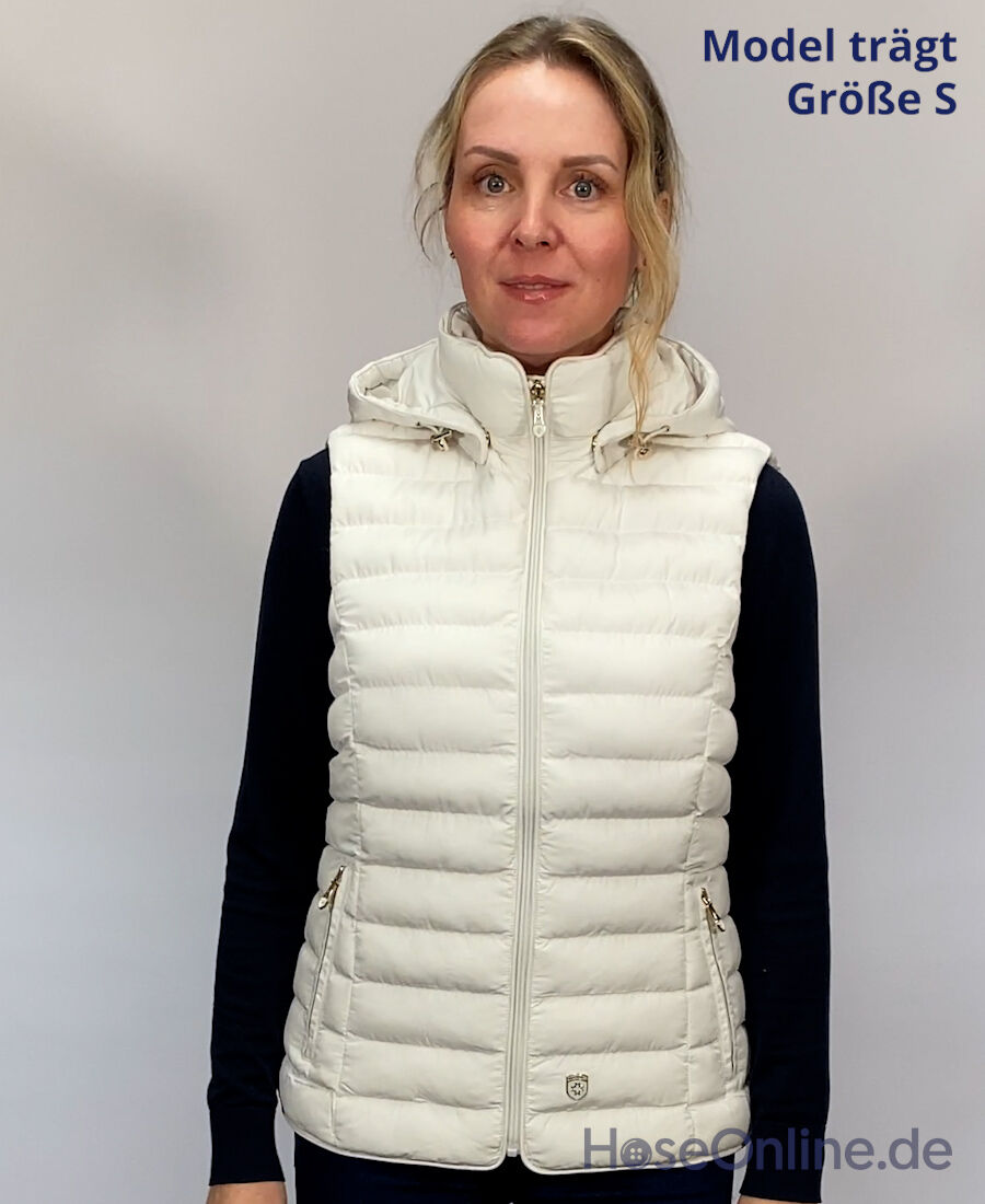 Wellensteyn Italy Vest Hood Damen Weste lightsand