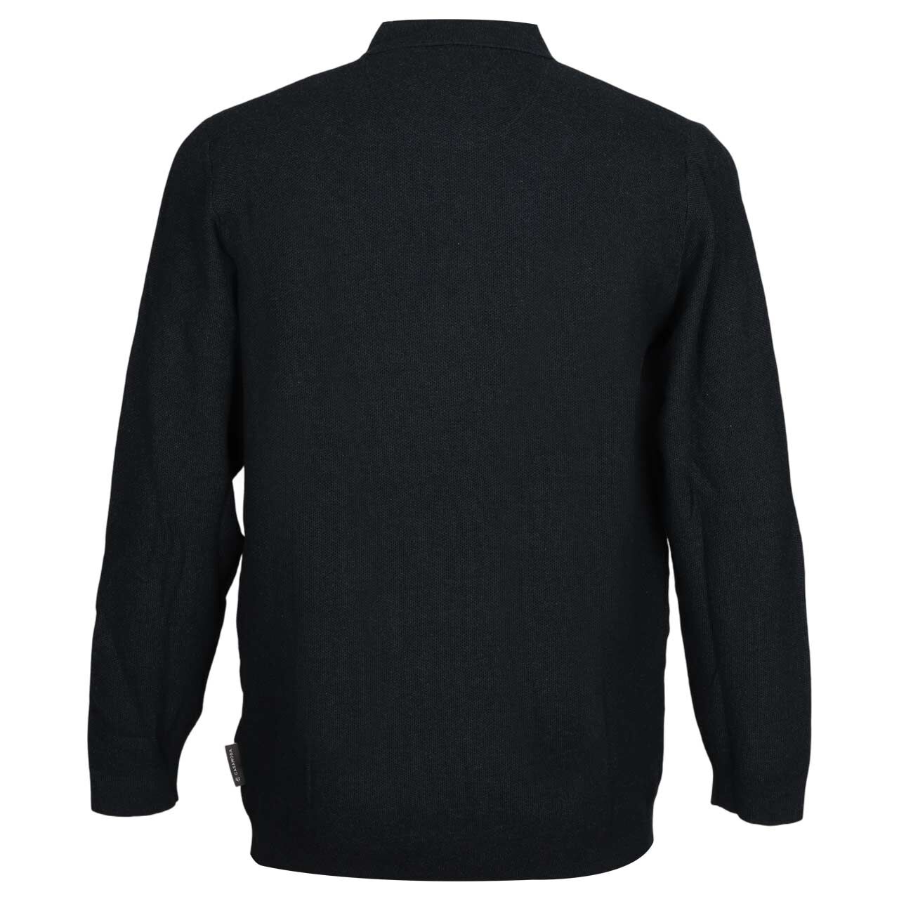 Herren Pullover Polo von Casa Moda in Dunkelblau, Rückansicht
