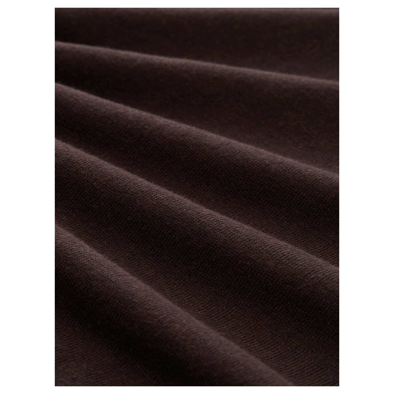 Tom Tailor Herren Rollkragen Pullover Cashmere Turtleneck Knit dark chocolate brown melange