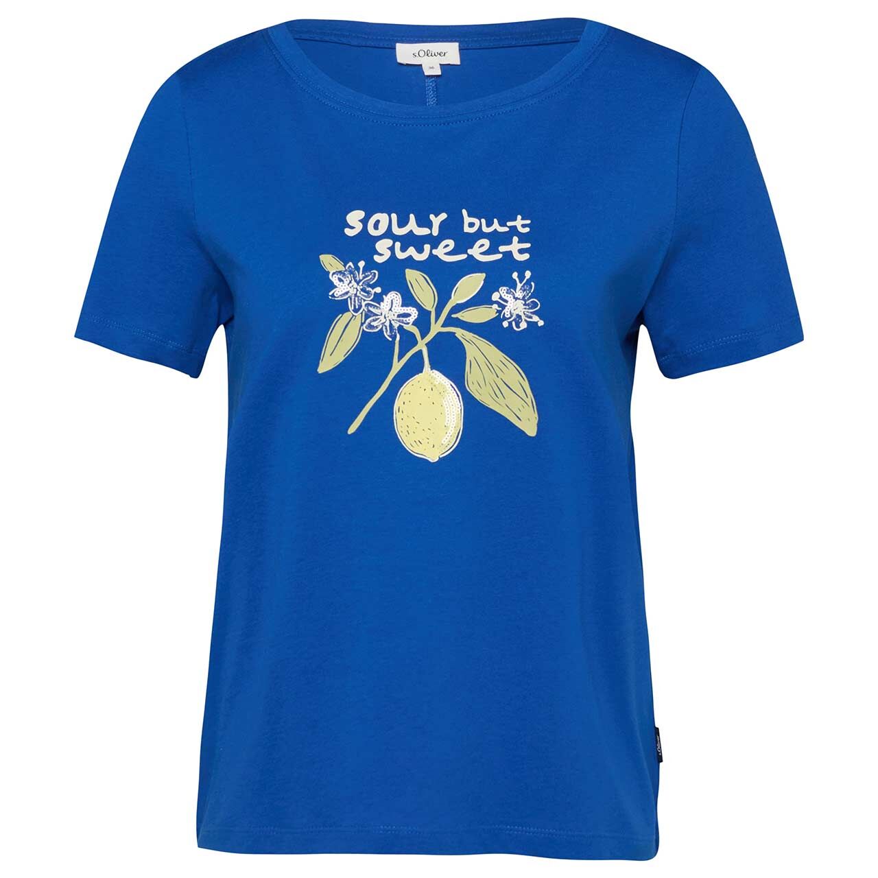 s.Oliver Damen T-Shirt cobalt print