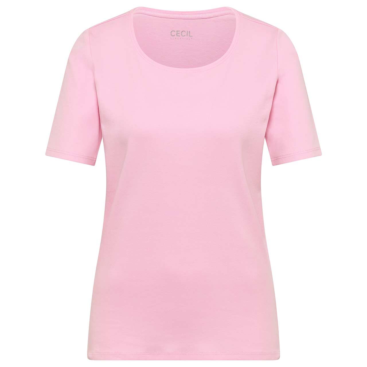 Cecil Damen T-Shirt Lena light blush rose