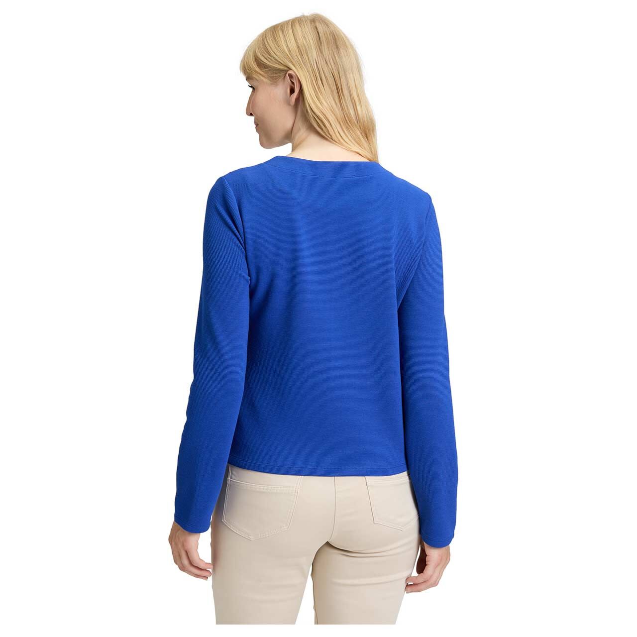 Damen Shirtjacke von Betty Barclay in Royalblau, Rückansicht am Model