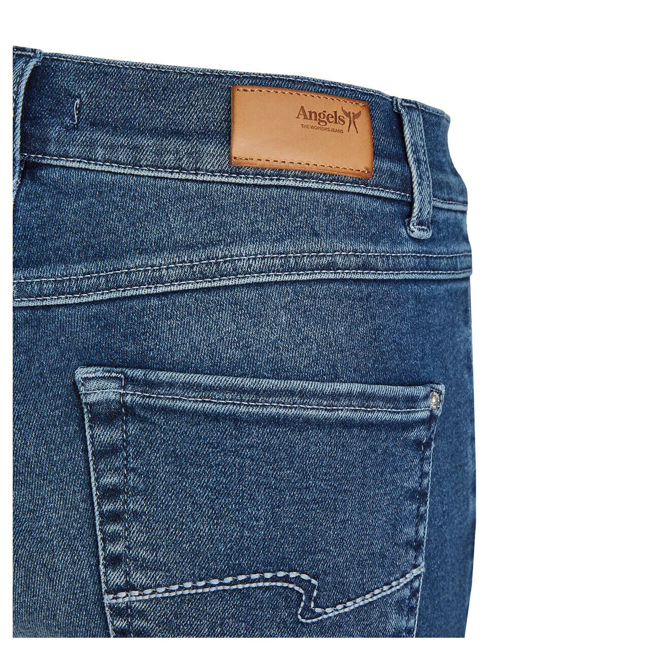 angels-jeans-cici-old-washed-used-blue-detail1 Angels Jeans Cici für Damen in Mittelblau angewaschen, FarbNr.: 3358