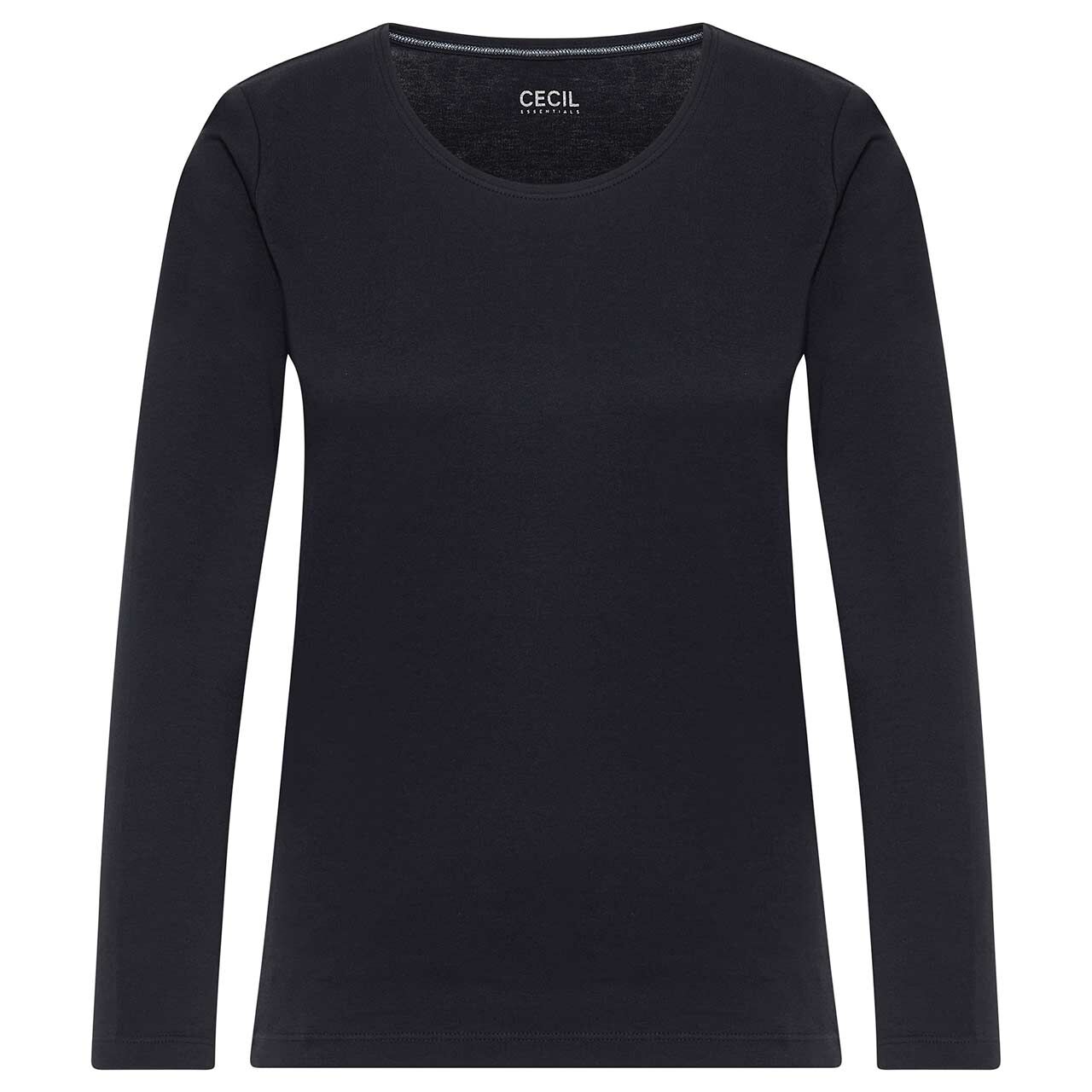 Cecil Damen Langarm Shirt Pia urban dark blue