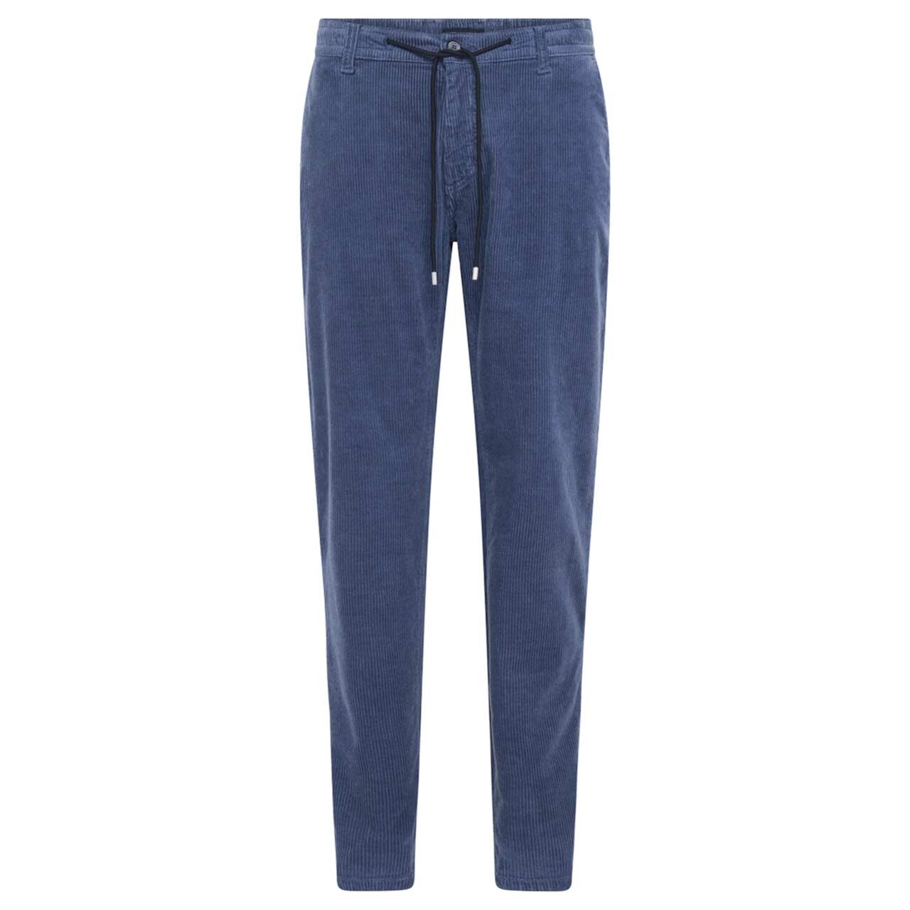Stretch Herren Cordhose Easton in Blau von Pioneer, Vorderansicht