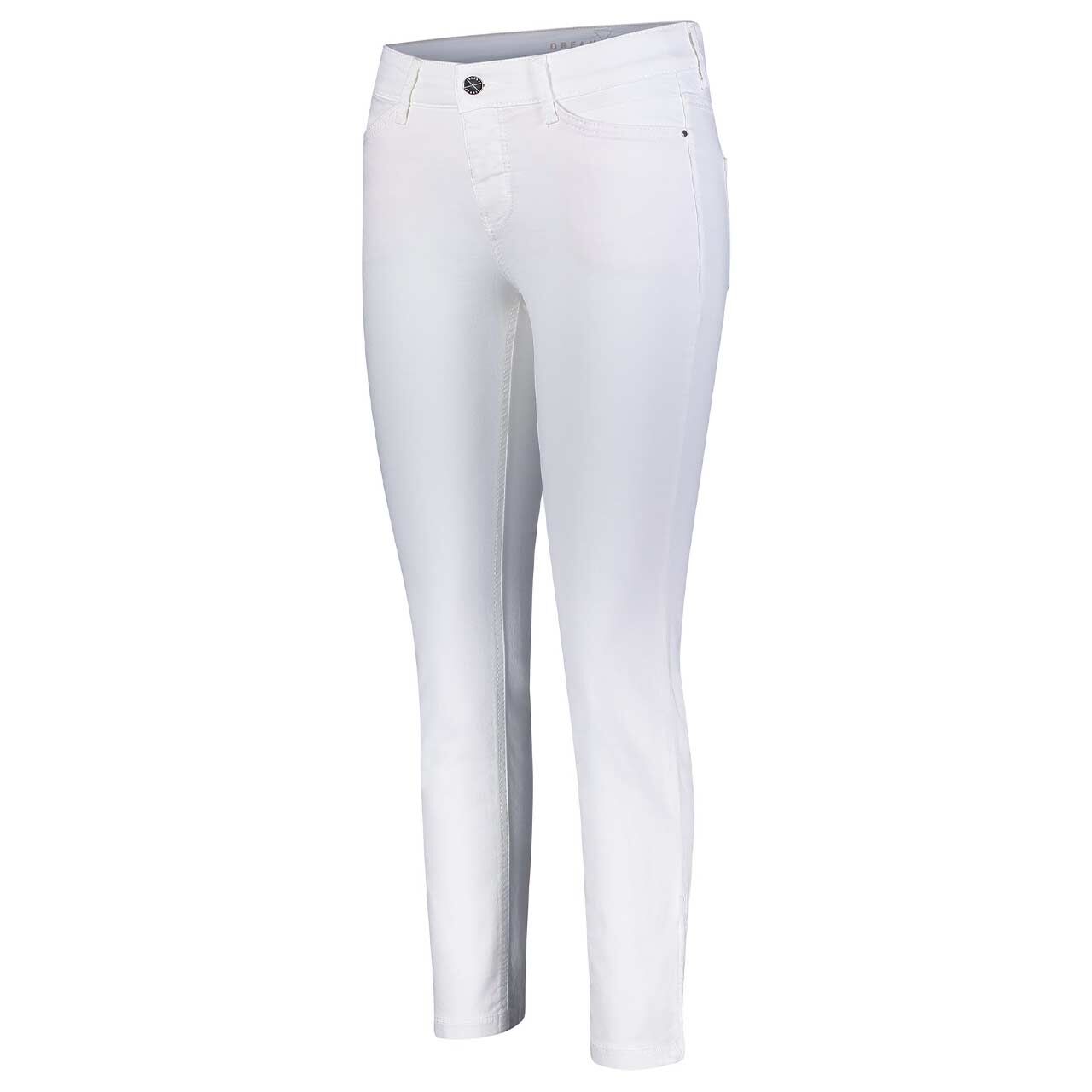 Damen 7/8 Jeans Dream Chic von MAC in Weiß, seitliche Vorderansicht