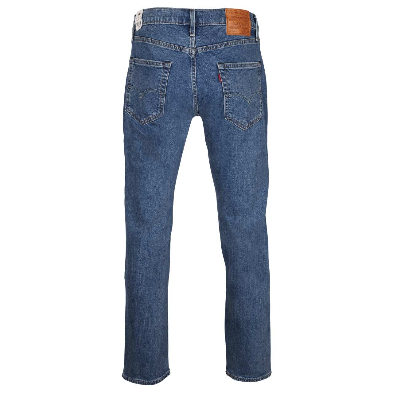 Herren Jeans 502 von Levi's® in Blau angewaschen, Rückansicht