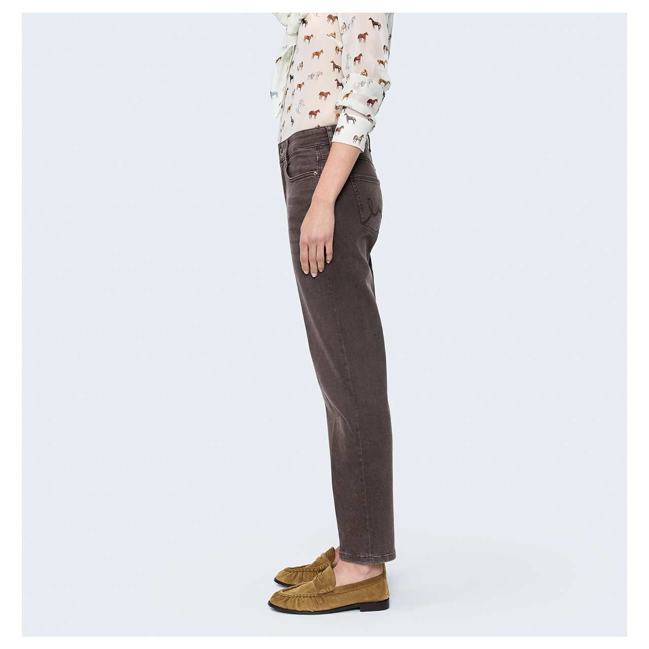 MAC Laura Jeans brown stone wash