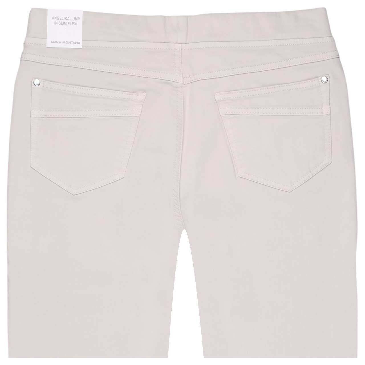 Damenjeans Angelika Röhre Jump in von Anna Montana in der Farbe Beige, detaillierte Rückansicht