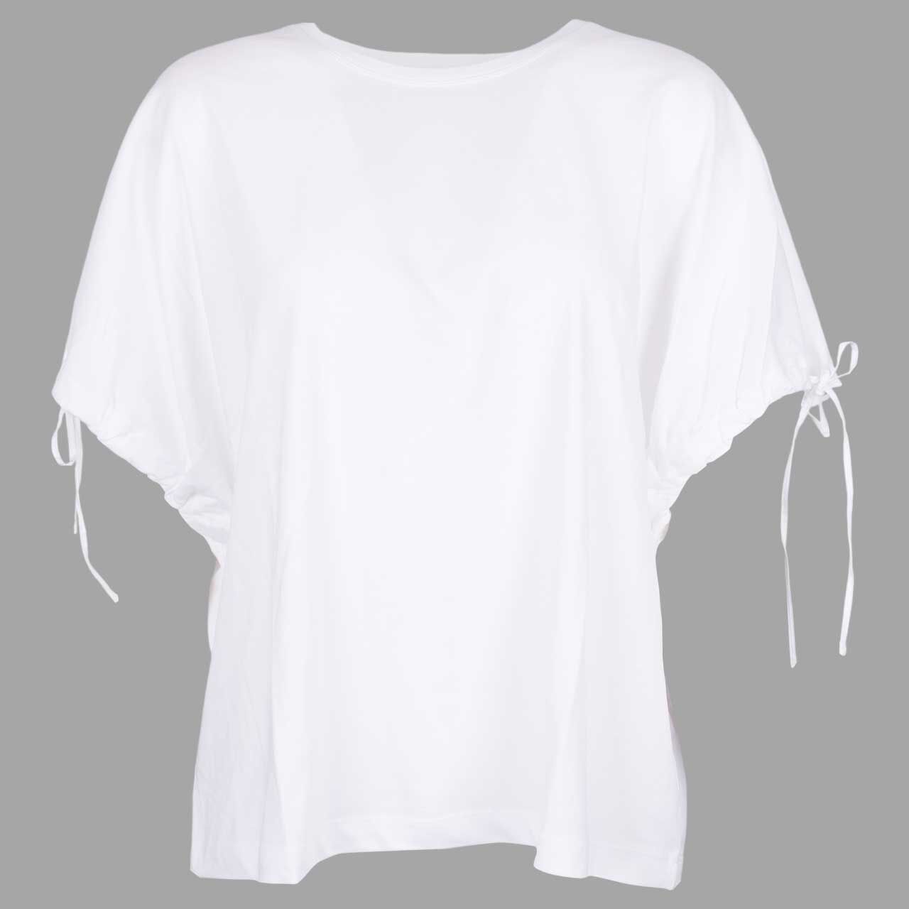 s.Oliver Damen T-Shirt white tie detail