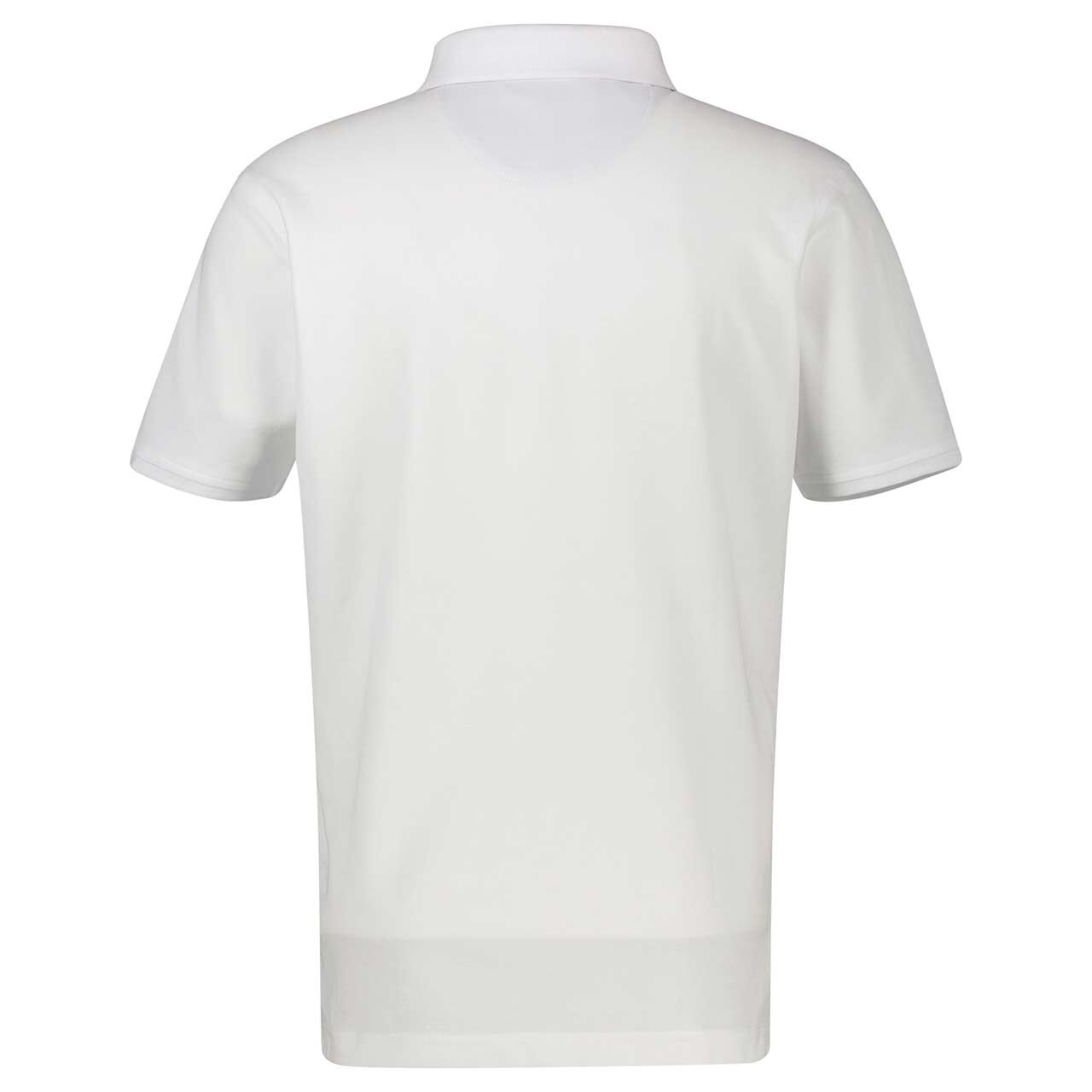 Herren Piqué Poloshirt von Lerros in Weiß, Rückansicht